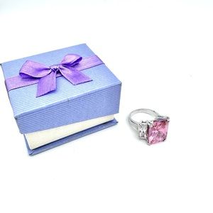 Pink Stone Ring in Box NWT